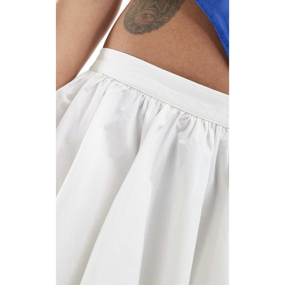 Free People Gaia Pocket Mini Skirt Size S Optic white NWT